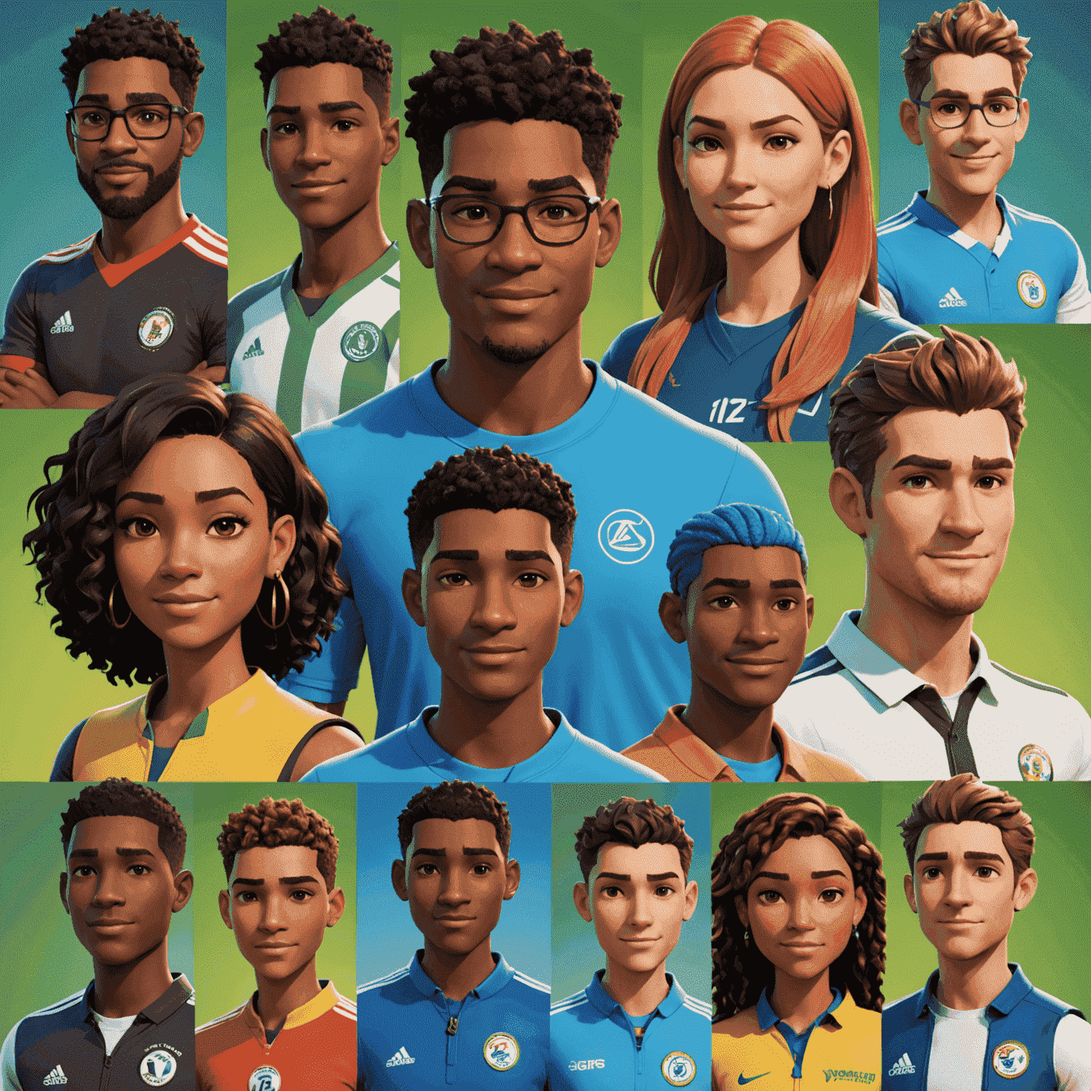 A collage of avatars representing top players in the Spin Fun Zone community